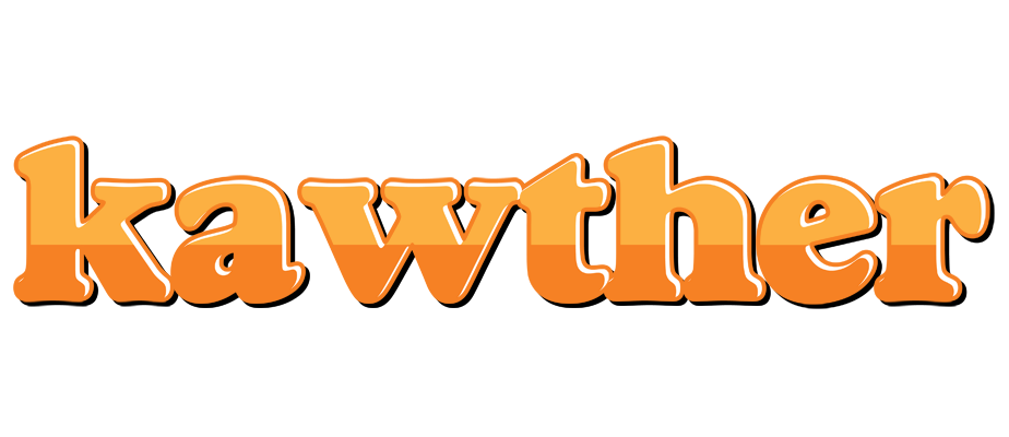 Kawther orange logo