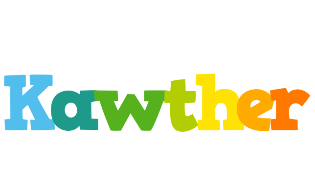 Kawther rainbows logo