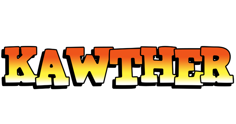 Kawther sunset logo