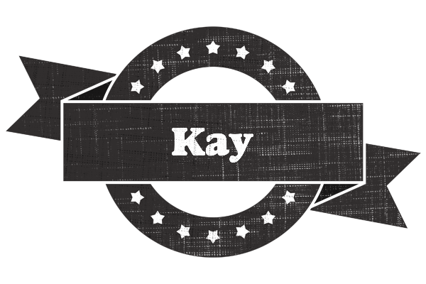 Kay grunge logo