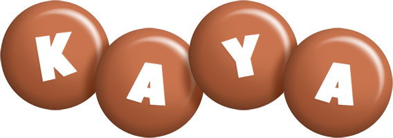 Kaya candy-brown logo