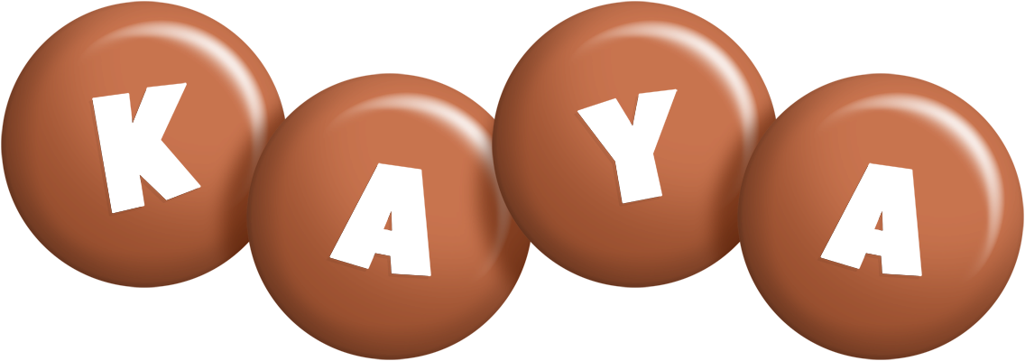 Kaya candy-brown logo