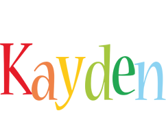 Kayden birthday logo