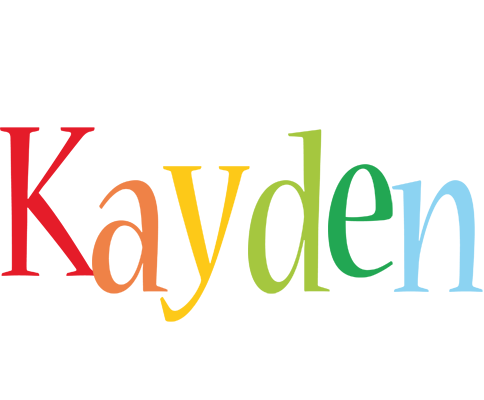 Kayden birthday logo