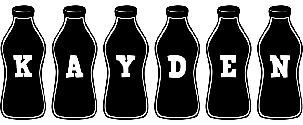 Kayden bottle logo