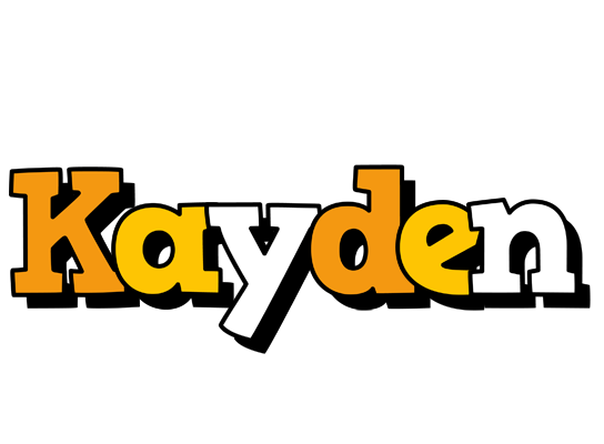 Kayden cartoon logo