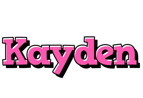 Kayden girlish logo