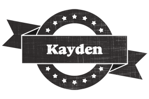 Kayden grunge logo