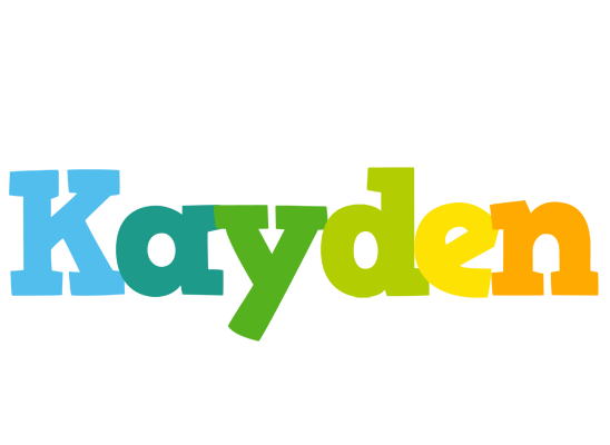 Kayden rainbows logo