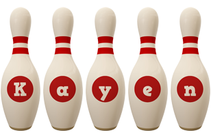 Kayen bowling-pin logo