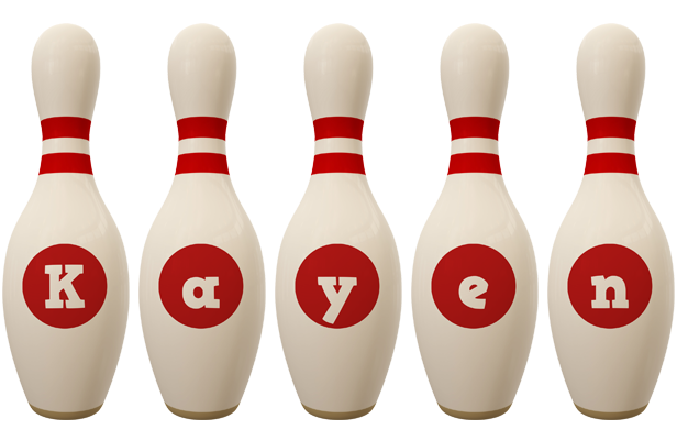 Kayen bowling-pin logo