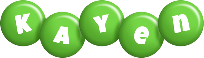 Kayen candy-green logo