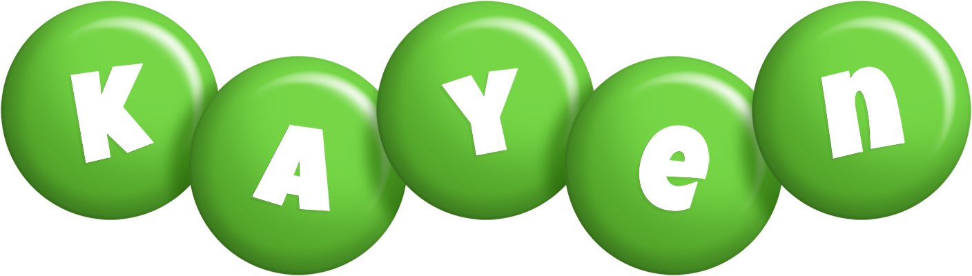 Kayen candy-green logo