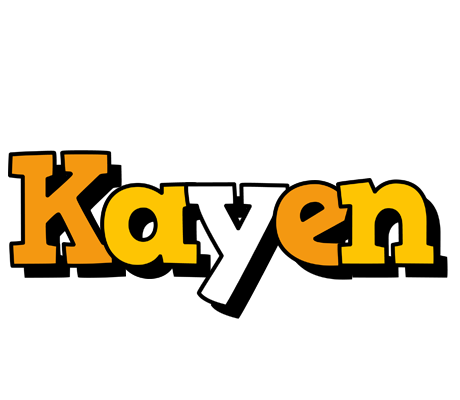 Kayen cartoon logo
