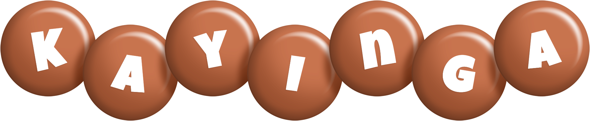 Kayinga candy-brown logo