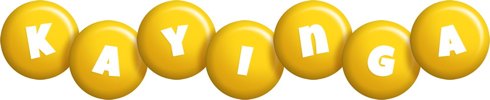 Kayinga candy-yellow logo