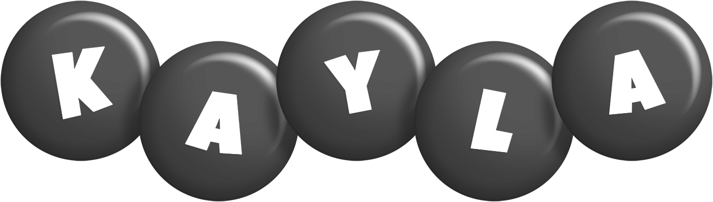Kayla candy-black logo