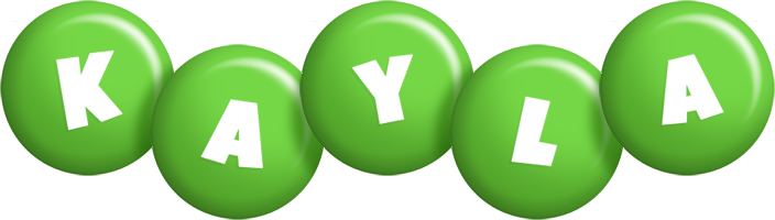 Kayla candy-green logo
