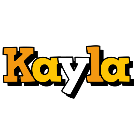 Kayla cartoon logo