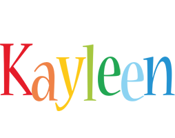 Kayleen birthday logo