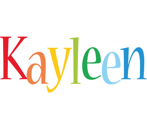 Kayleen birthday logo
