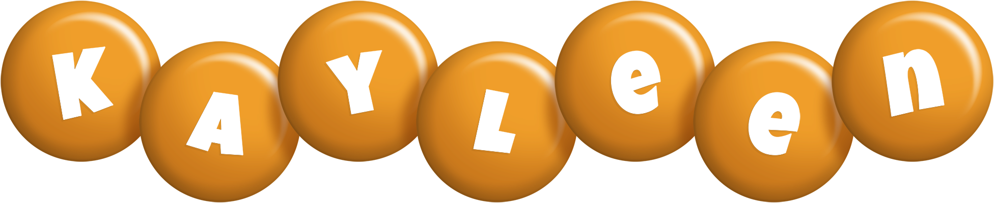 Kayleen candy-orange logo