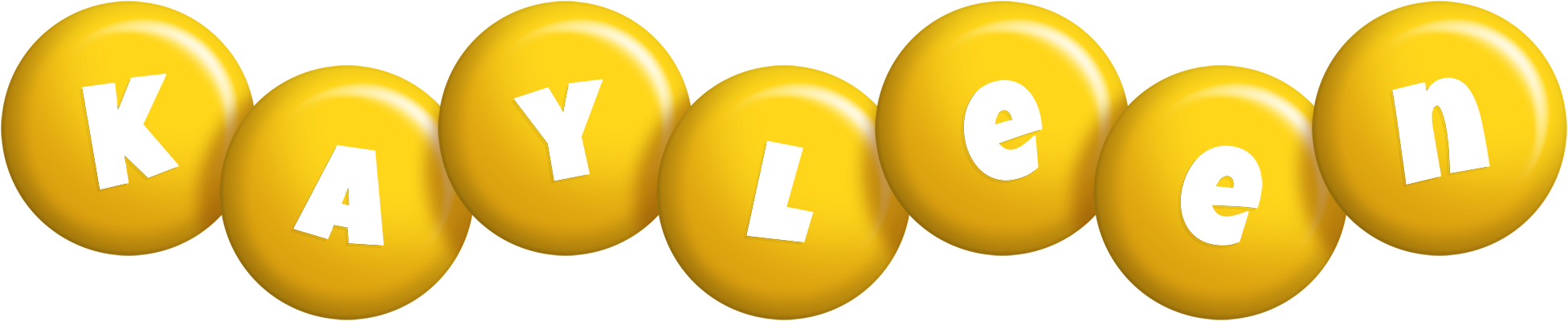Kayleen candy-yellow logo