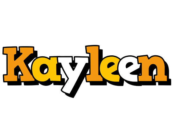 Kayleen cartoon logo