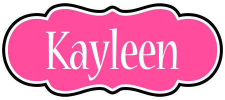 Kayleen invitation logo