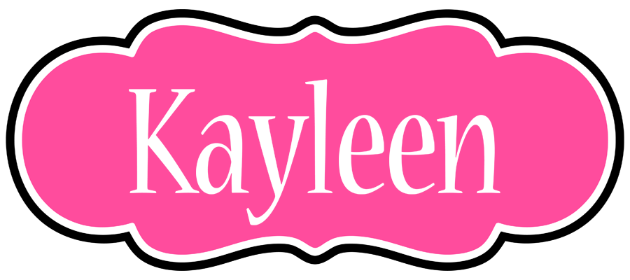 Kayleen invitation logo