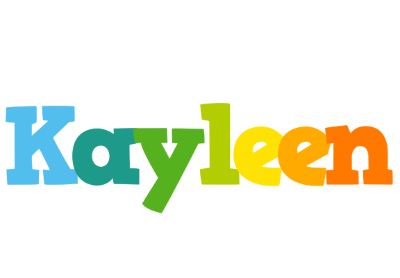 Kayleen rainbows logo