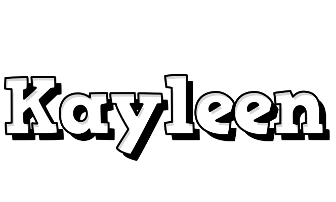 Kayleen snowing logo