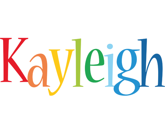 Kayleigh birthday logo