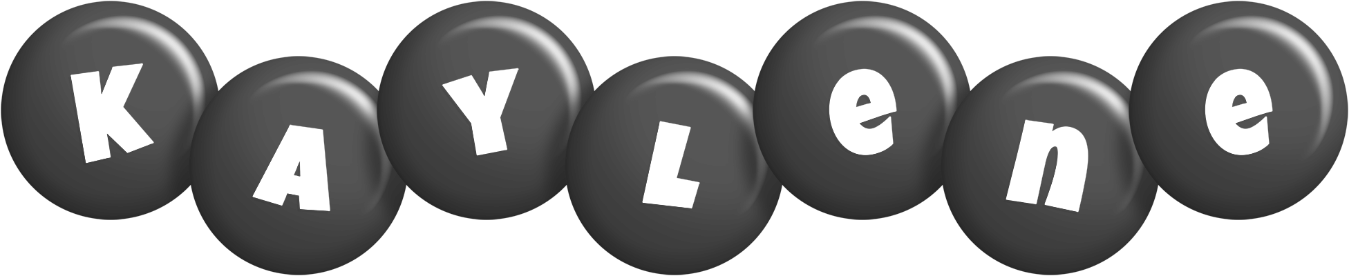 Kaylene candy-black logo