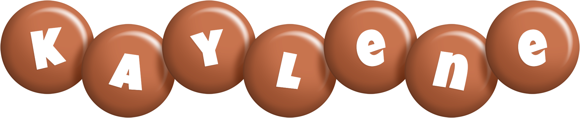 Kaylene candy-brown logo