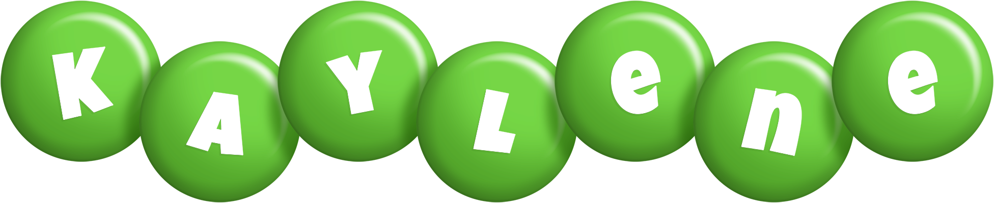 Kaylene candy-green logo