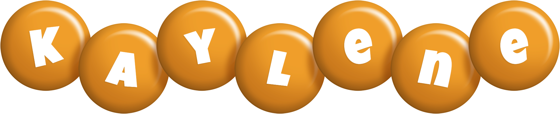 Kaylene candy-orange logo