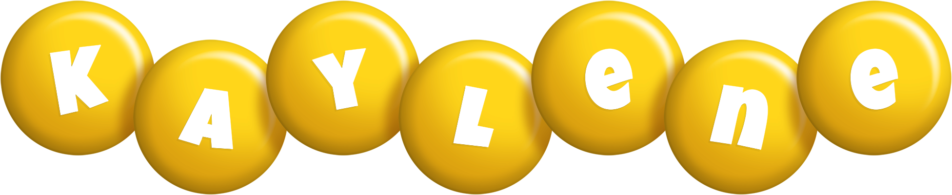 Kaylene candy-yellow logo
