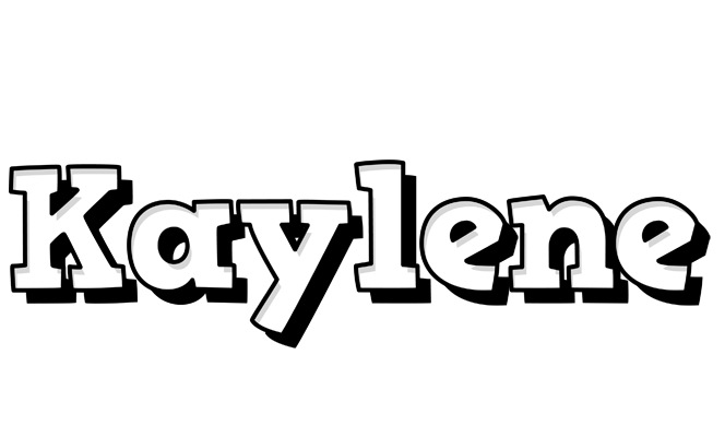 Kaylene snowing logo