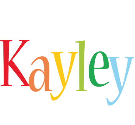 Kayley birthday logo