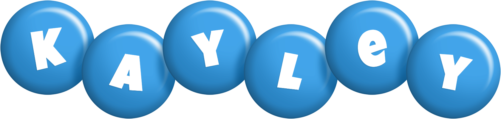 Kayley candy-blue logo