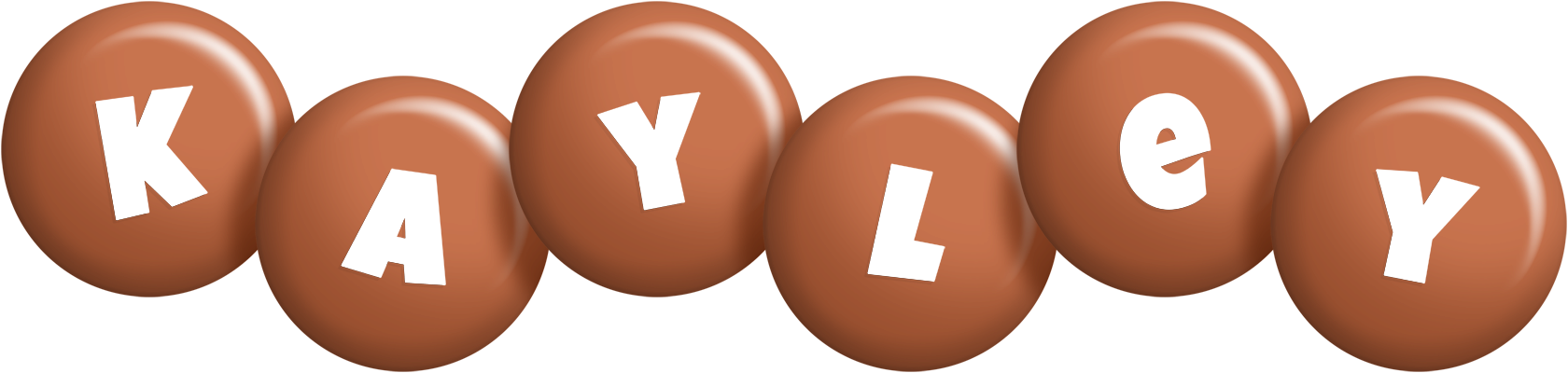 Kayley candy-brown logo