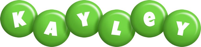 Kayley candy-green logo