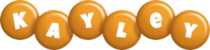 Kayley candy-orange logo