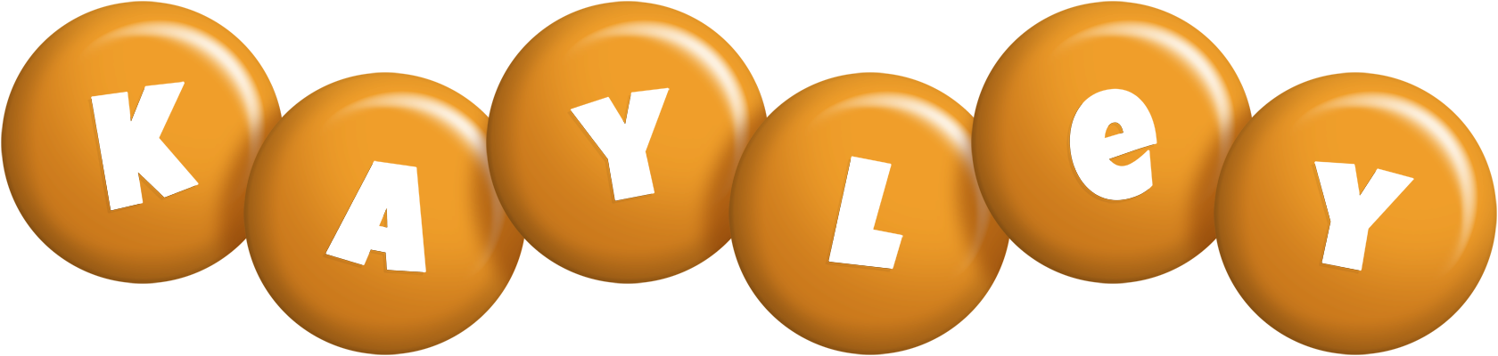 Kayley candy-orange logo