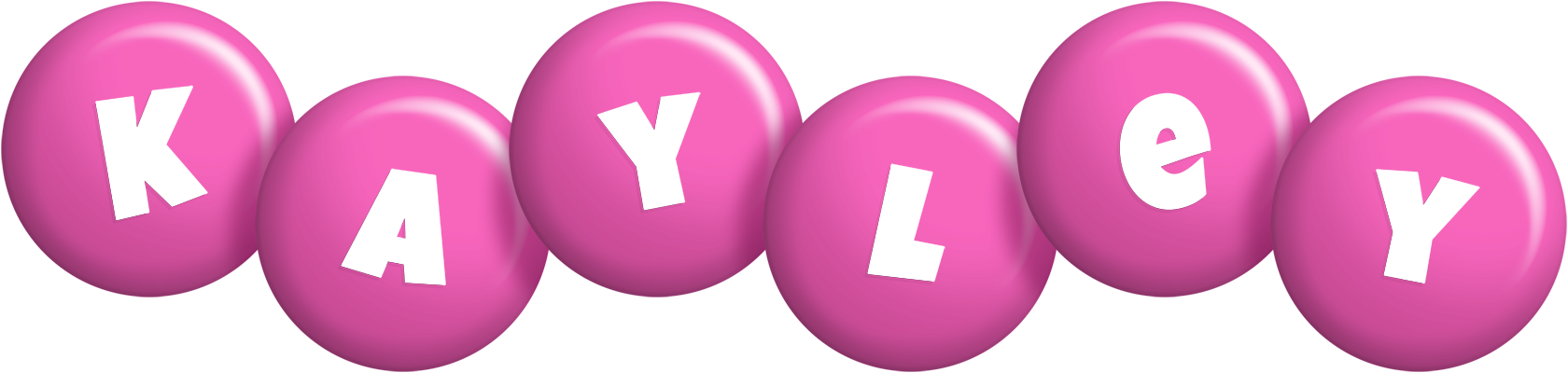 Kayley candy-pink logo