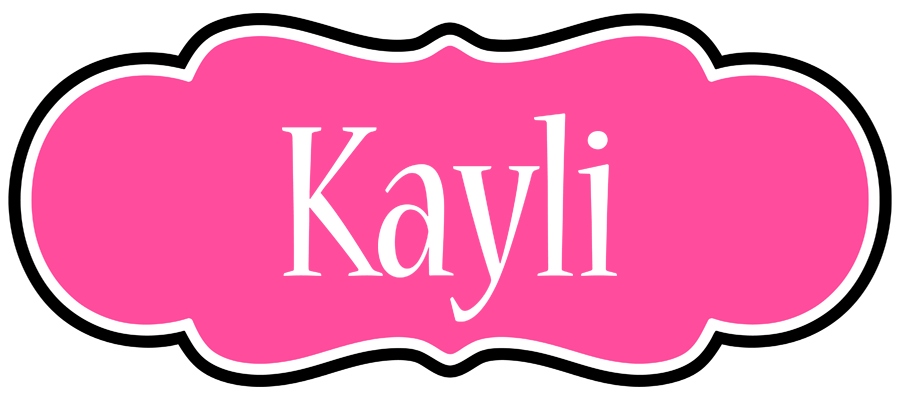 Kayli invitation logo