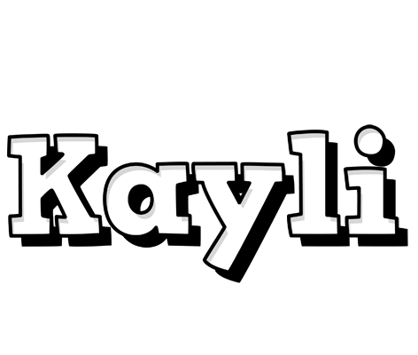 Kayli snowing logo