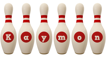 Kaymon bowling-pin logo