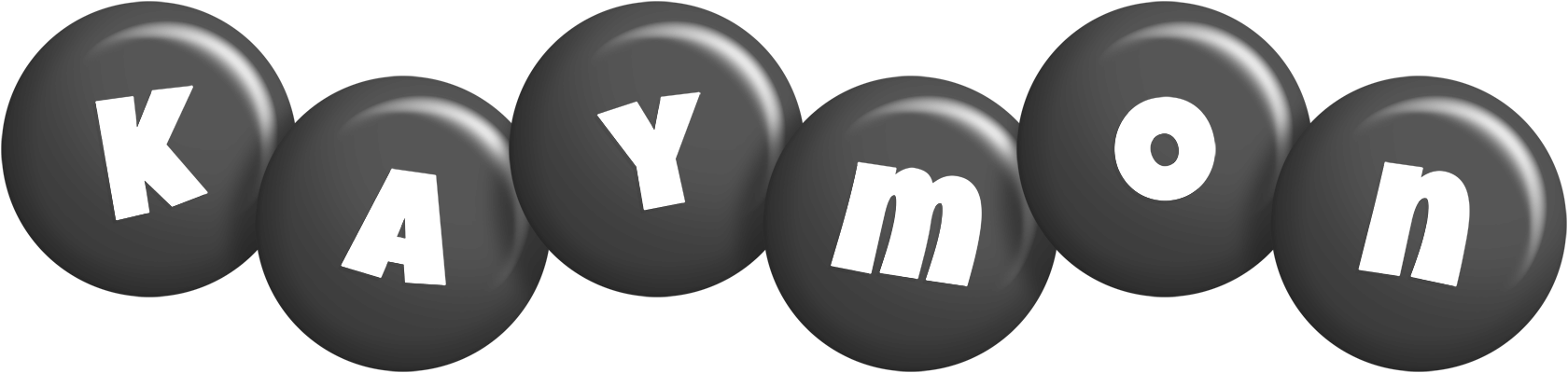Kaymon candy-black logo